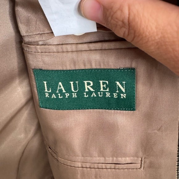 Lauren Ralph Lauren men's 46R plaid wool sport coat preppy casual blazer office - Picture 4 of 8